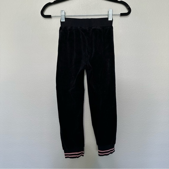 Juicy couture gold embroidered velour girl jogger track pants size 6 athletisure - Picture 3 of 4
